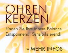 Ohrenkerzen. Entspannend und sensibilisierenden.